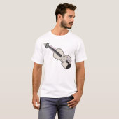 Laundry Mo's Violin White T-shirt (Front Full)