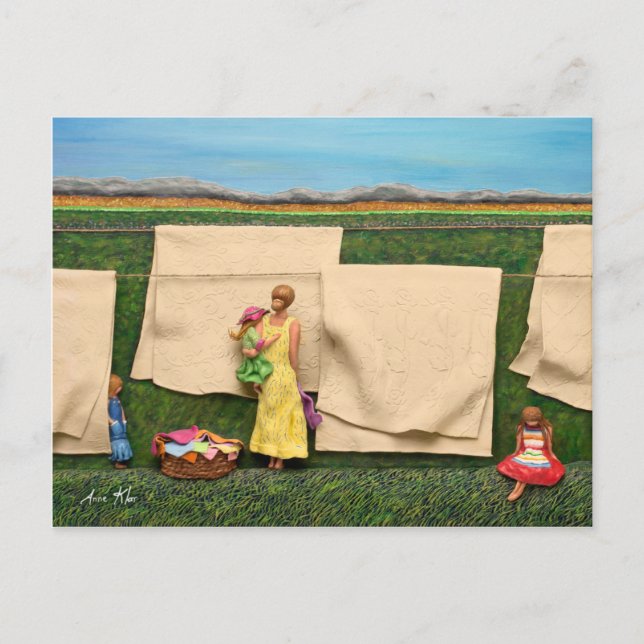 Laundry Postcard (Front)