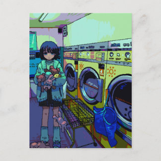 Laundry postcard