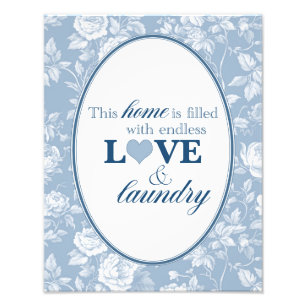 Laundry Room Print   Love and Laundry