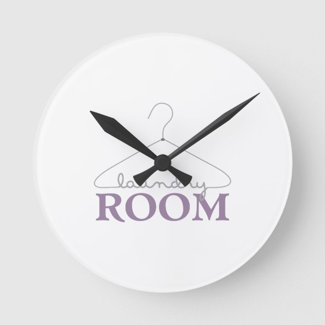 Laundry Room Round Clock (Front)