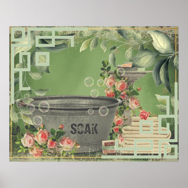  Laundry Room Soak Poster (Front)