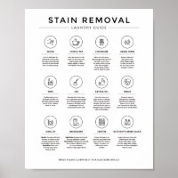 Laundry Room Stain Removal Instruction Guide