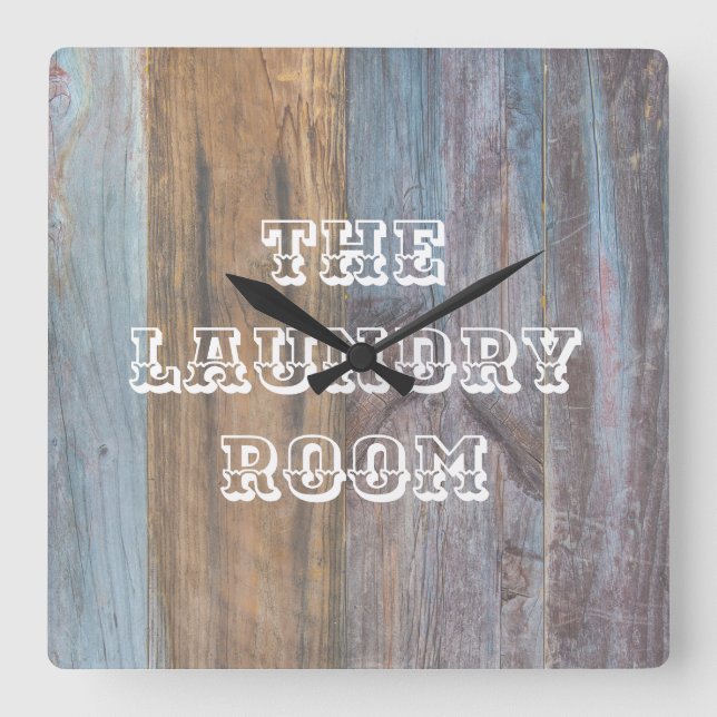 Laundry Room Wall Clock (Front)