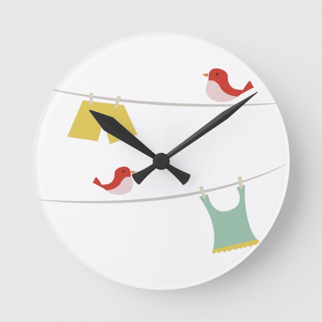 Laundry Round Clock (Front)