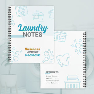 Laundry Services Laundromat Notebook