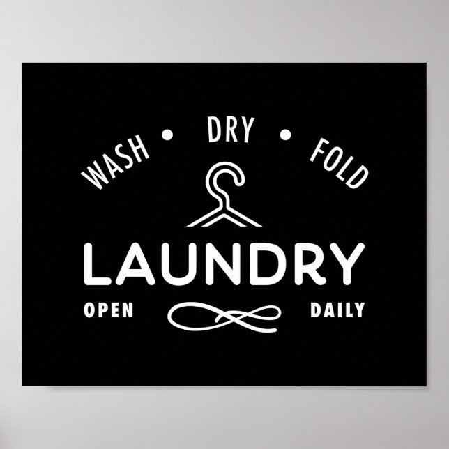 Laundry Wall Art Poster Landscape (Front)