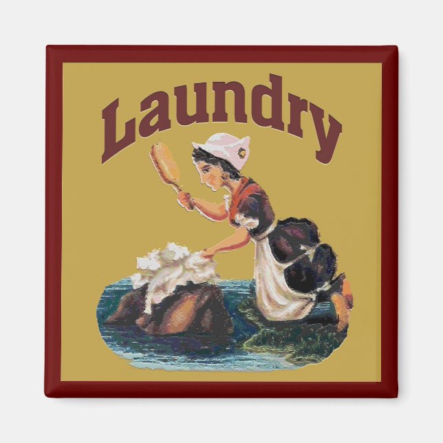 Laundy Room Sign Magnet (Front)