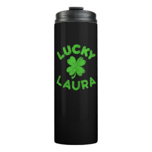 Laura Irish Family St. Patrick's Day - Lucky Laura Thermal Tumbler