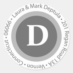 Laura & Mark Deptula Address Label No. 2