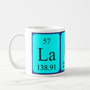 Laura periodic table name mug