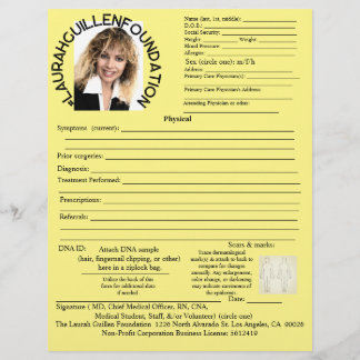 Laurah Guillen Foundation Medical Physical Form