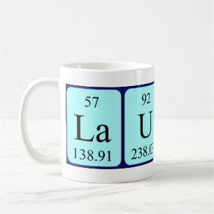 Laurane periodic table name mug