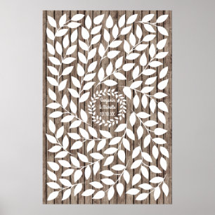 Laurel- 150 Signature Guest Book Alternative