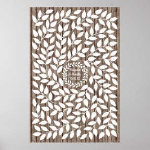 Laurel - 200 Signature Guest Book Alternative