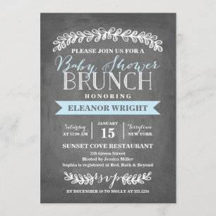 Laurel Brunch   Baby Shower Invitation