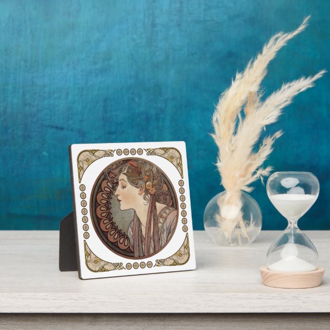  Laurel by Alphonse Mucha  Plaque (Insitu)