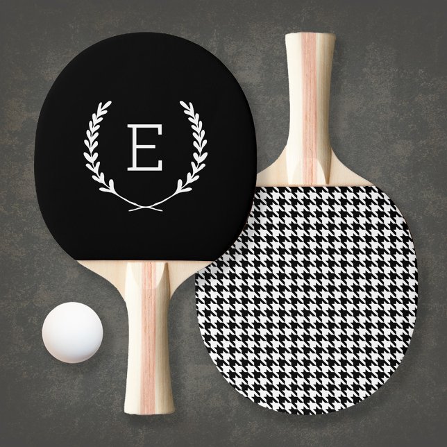Laurel Crest Monogram Ping Pong Paddle (Creator Uploaded)