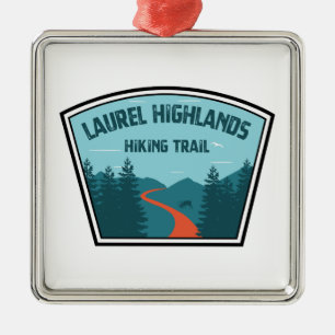 Laurel Highlands Hiking Trail Metal Ornament