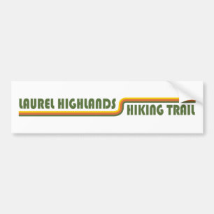 Laurel Highlands Hiking Trail Pennsylvania Bumper Sticker