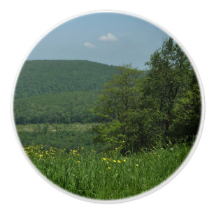 Laurel Highlands Pennsylvania Summer Photography Ceramic Knob