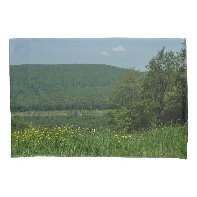 Laurel Highlands Pennsylvania Summer Photography Pillowcase (Front-Left)