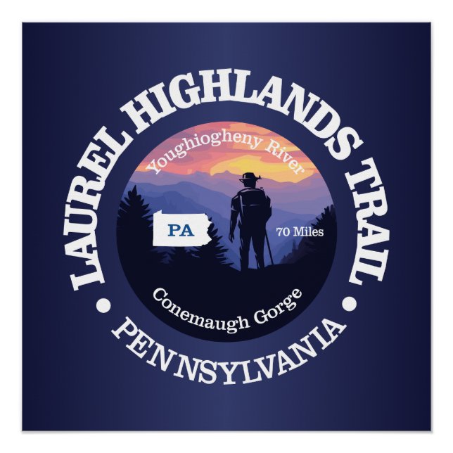 Laurel Highlands Trail (rd2) Poster (Front)