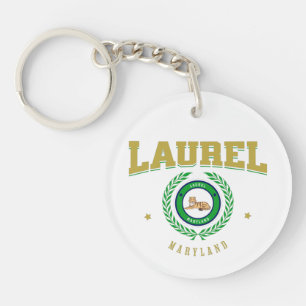 Laurel Maryland Key Ring