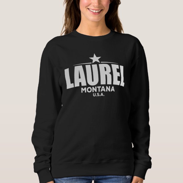 Laurel Montana Retro Vintage Sweatshirt (Front)