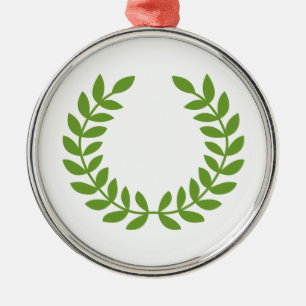 Laurel Wreath (Ancient Greek Symbol) Metal Ornament