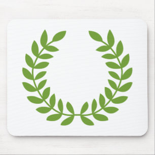 Laurel Wreath (Ancient Greek Symbol) Mouse Pad