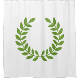Laurel Wreath (Ancient Greek Symbol) Shower Curtain