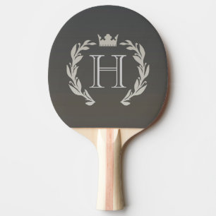 Laurel Wreath Monogram Ping Pong Paddle