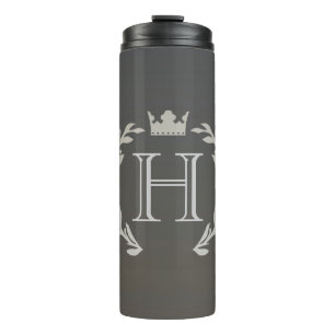 Laurel Wreath Monogram Thermal Tumbler