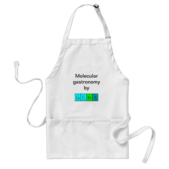 Lauren periodic table name apron (Front)