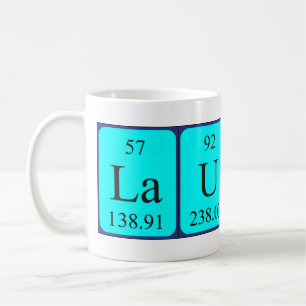 Lauren periodic table name mug