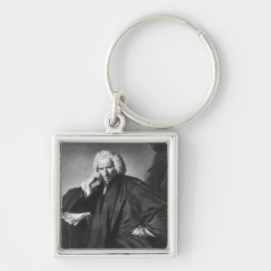 Laurence Sterne, engraved by Edward Fisher Key Ring
