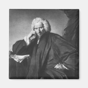 Laurence Sterne, engraved by Edward Fisher Magnet