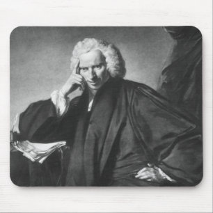Laurence Sterne, engraved by Edward Fisher Mouse Pad