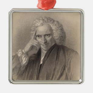 Laurence Sterne Metal Ornament