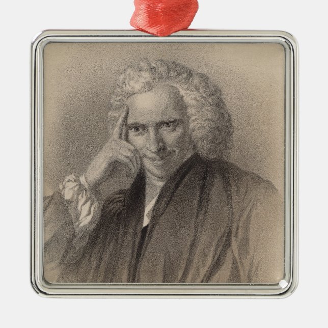 Laurence Sterne Metal Ornament (Front)