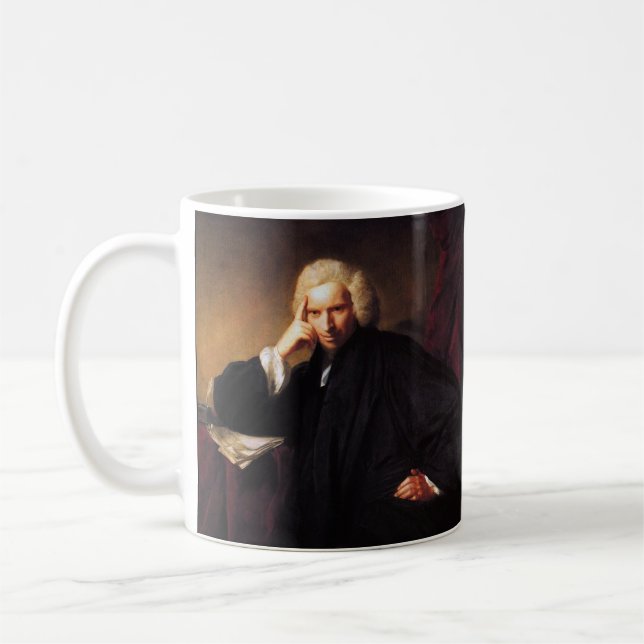 Laurence Sterne (painting by Sir Joshua Reynolds)  Coffee Mug (Left)