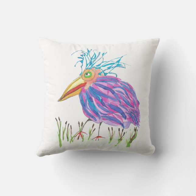 Laurence with the blue rinse indoor/outdoor  cushion (Back)