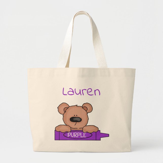 Lauren's Teddybear Tote (Front)