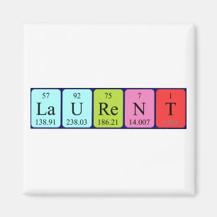 Laurent periodic table name magnet