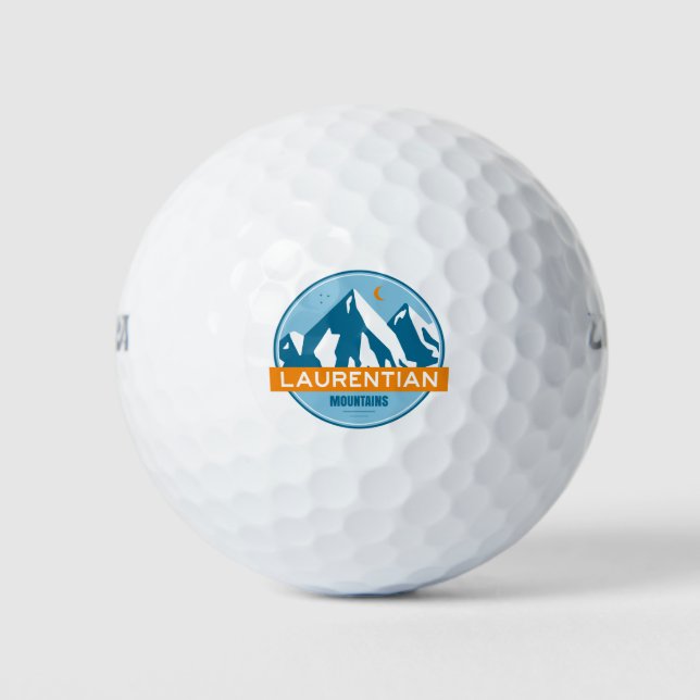 Laurentian Mountains Quebec Canada Golf Balls (Front)