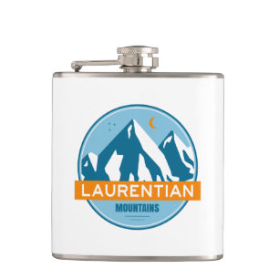 Laurentian Mountains Quebec Canada Hip Flask