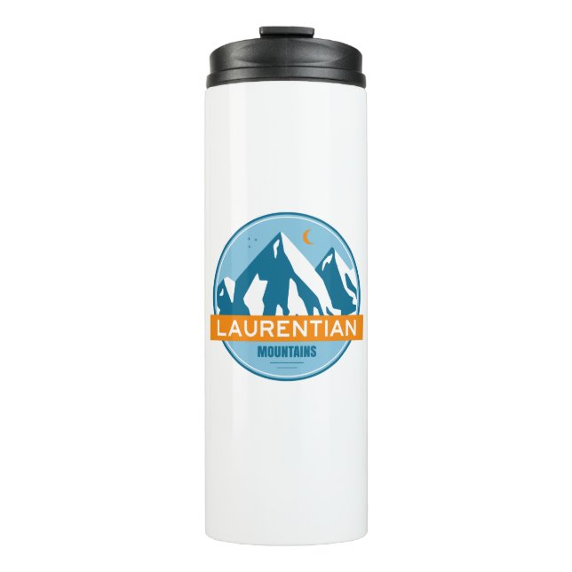 Laurentian Mountains Quebec Canada Thermal Tumbler (Front)