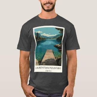 Laurentian Mountains Quebec Cottage Country Lake A T-Shirt