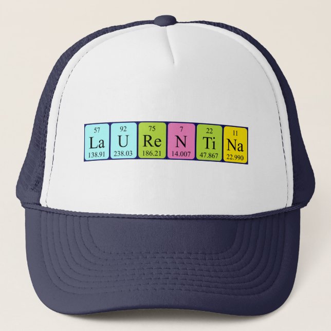 Laurentina periodic table name hat (Front)